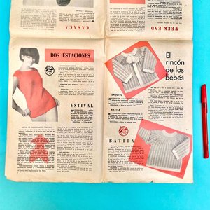 Revista "Tejiendo". Publicidad lanas Pinocho. - imagen 6