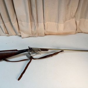 Fusil de Caza Antiguo Belga de Salón - Mediados Siglo XIX - imagen 1