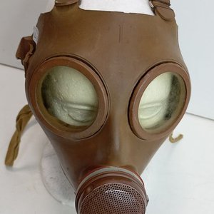 Máscara Antigás Militar ANP M51 Francesa Guerra Fría - Sin Filtro - imagen 2
