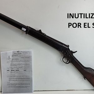 Lote siguiente: Fusil Mauser Rolling Block Calibre 7mm Desactivado con Certificado