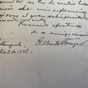 Libro de Agronomía de Alberto Boerger, dedicado y firmado en 1948 - imagen 3