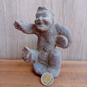Lote anterior: Figura Decorativa Terracota Tamborilero Dinastía Han Antigua China 16 cm