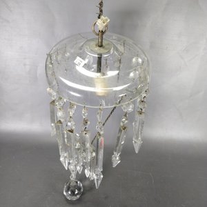 Colgante de Cristal Transparente con Caireles y Bochón - imagen 4