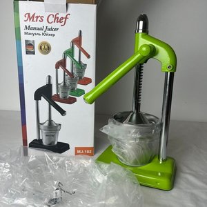Exprimidor Manual Mrs Chef MJ-102 Metálico Verde - imagen 3