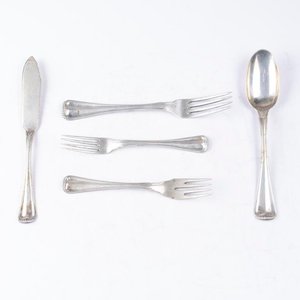Set de 60 Piezas de Cubiertos de Plata 800 - 3900gr - imagen 2