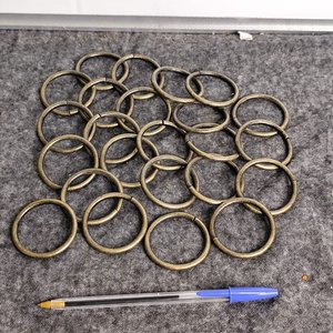24 Argollas de Bronce para Cortinas o Decoración - imagen 3