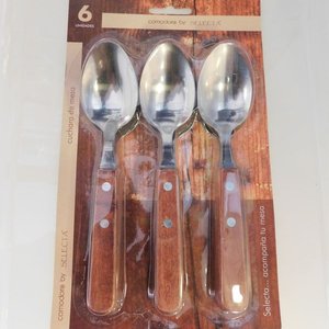 6 cucharas para mesa - imagen 2
