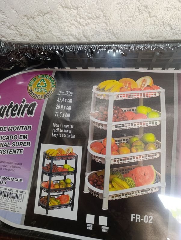 Frutero Negro para almacenamiento de frutas - imagen 2