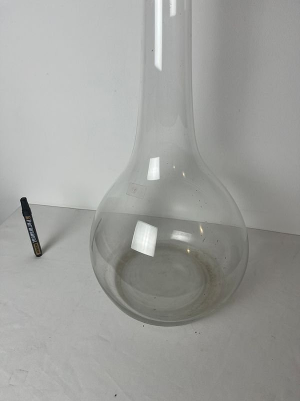 Vaso de cristal claro y elegante - imagen 2