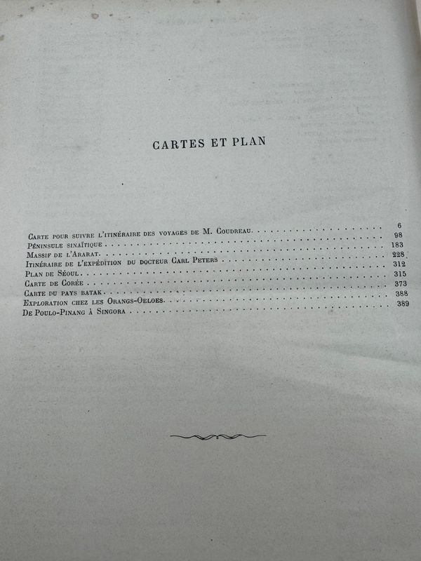 Libro antiguo de viajes alrededor del mundo, publicado en 1892 por Libreria Hachette et Cie Paris - imagen 7