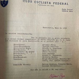 Carpeta Federación Ciclista Uruguaya: Actas, Sellos, Reglamentos y Notas de Clubes (1948+) - imagen 29
