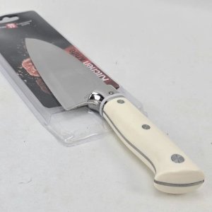 Cuchilla de Cocina Profesional Acero Inoxidable Mango Marfil - imagen 3