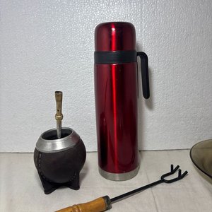 Set de Mate y Vajilla de Vidrio Ámbar - imagen 4
