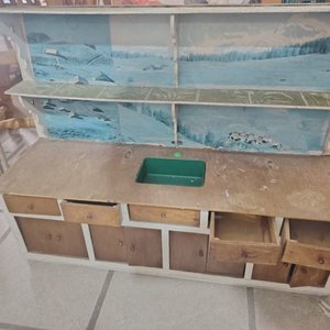 Mueble Cocinita de Madera para Casa de Muñecas - imagen 2