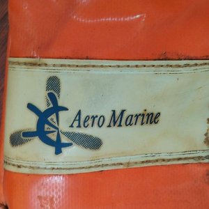 Chaleco Salvavidas Inflable Aero Marine Naranja y Negro - imagen 2