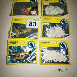 Lote de 6 Paquetes de Señuelos de Pesca Chong Tin - imagen 2