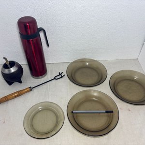 Set de Mate y Vajilla de Vidrio Ámbar - imagen 10