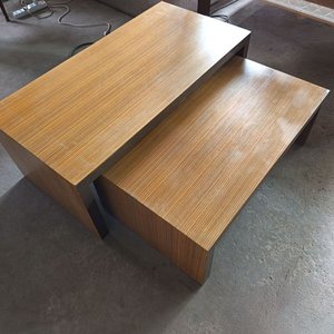 Juego de 2 Mesas de Living Apilables Cerejeira - imagen 3