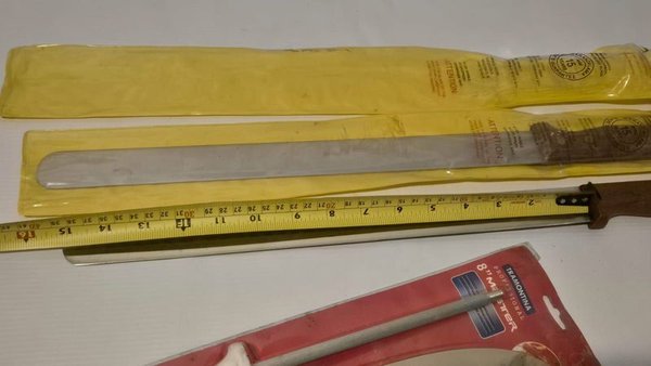 2 Cuchillos de Torta con Mango de Madera y Blister de Cuchilla - imagen 3