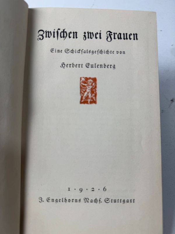 Novela alemana de destino y conflicto humano, Stuttgart, 1926 - imagen 4