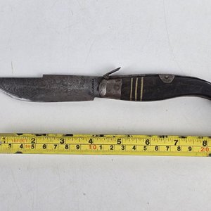 Cuchillo Español Antiguo con Firma "J. Fernandez", Siglo XIX - imagen 6