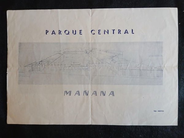 Proclama Histórica Club Nacional de Football: Construcción Tribuna Social Gran Parque Central c. 1938