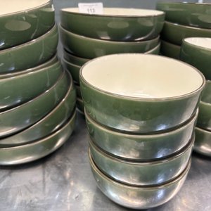 Set de 19 Platos Hondos y 8 Bowls Verdes - imagen 3