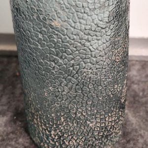 Botella Antigua de Vidrio Labrado con Inscripción - imagen 2