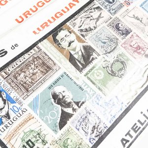 40 Sobres Exhibidores de Sellos Uruguayos Filatelia Universal - imagen 2