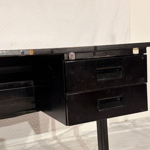 Escritorio Metálico con Tapa MDF y 2 Cajones - imagen 4