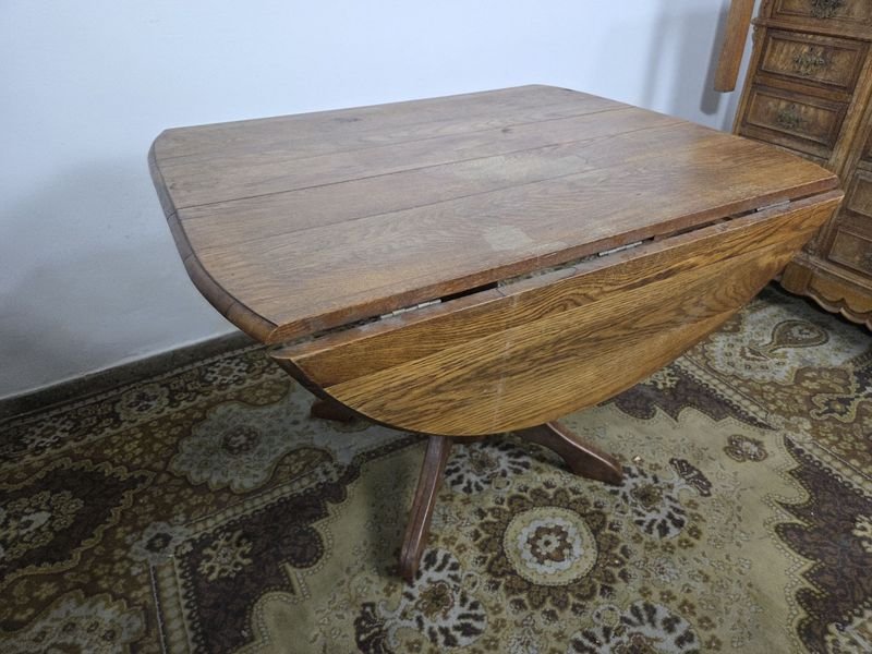 Mesa de comedor en roble macizo para venta - imagen 3
