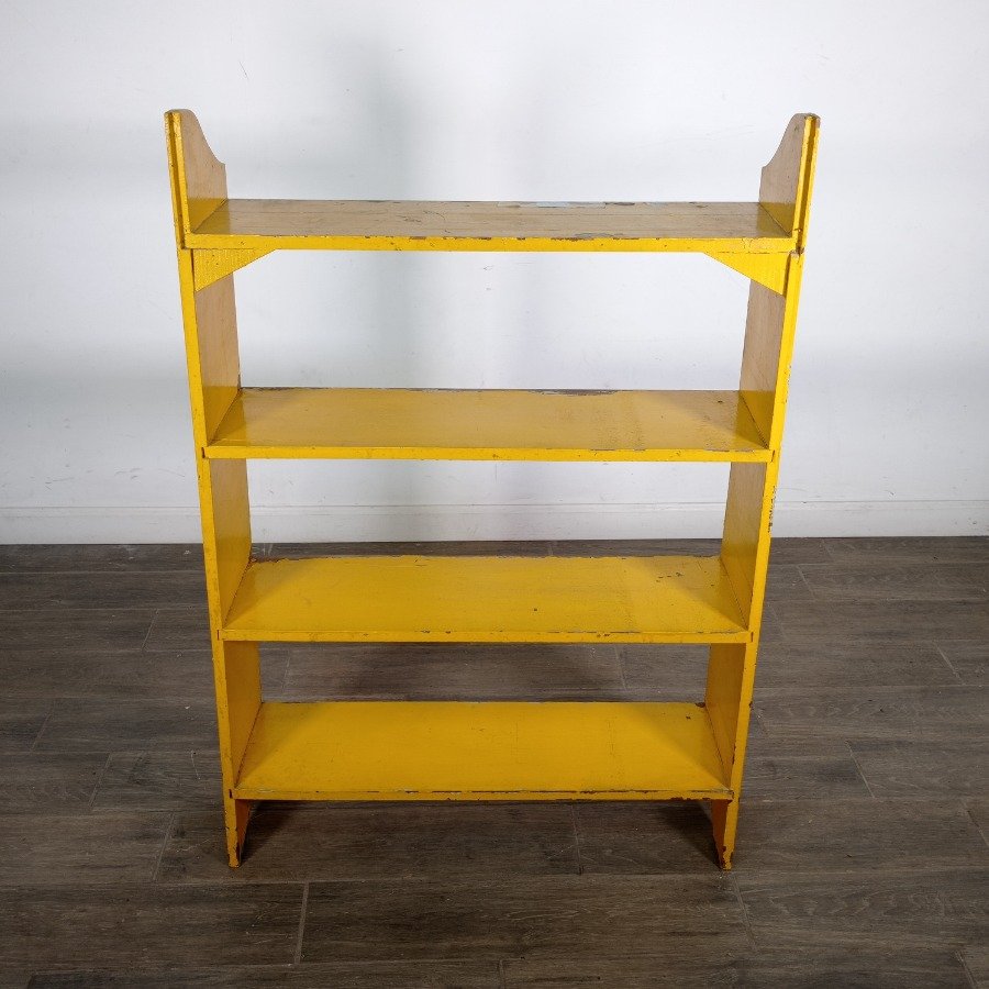 Repisa en madera de pino con cuatro estantes - imagen 4