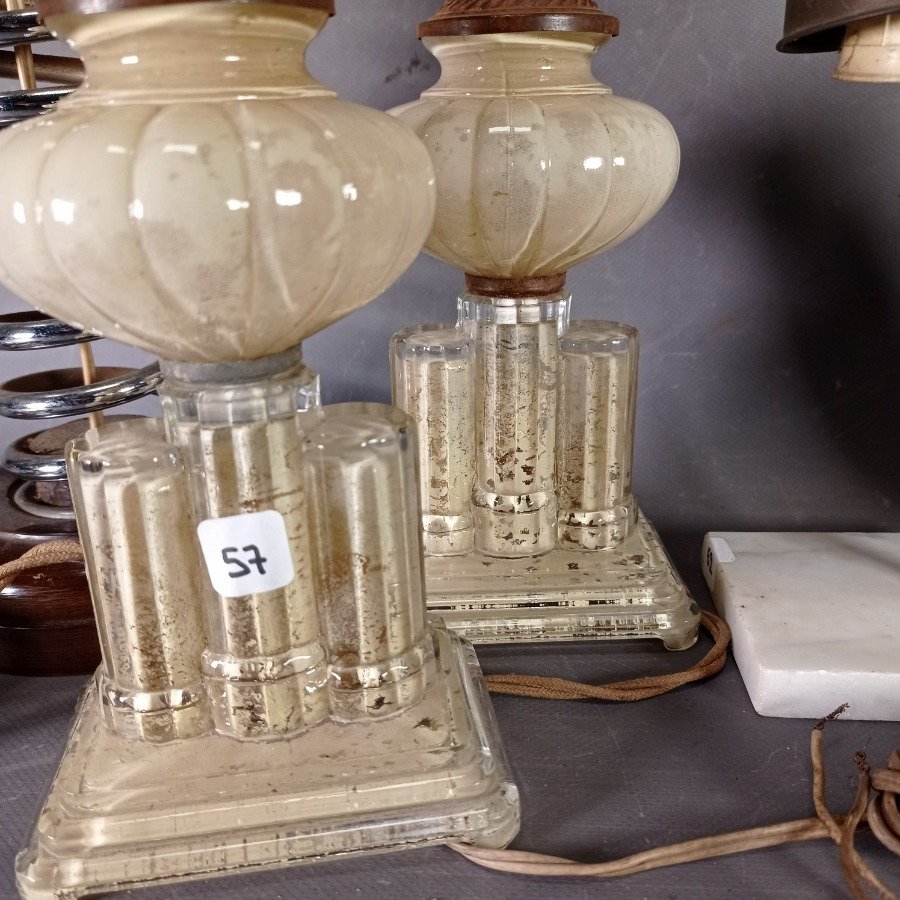 Lámparas de mesa vintage en buen estado - imagen 6