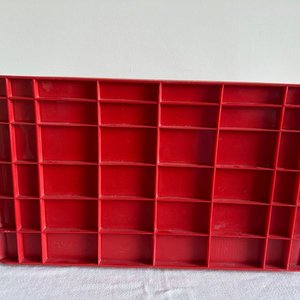 Cajón Plástico Rojo Lechero Industrial 48x33cm - imagen 3