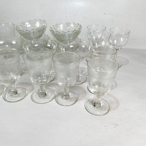 Juego de 20 Copas y Recipientes de Cristal Hialino para Postre - imagen 2