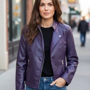 Campera Ecocuero Lorenzo di Pontti Violeta Talle S - imagen 3