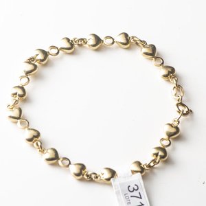 Lote anterior: Pulsera de Oro 18k con Dijes de Corazón - 18 cm