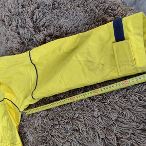 Conjunto Impermeable Wetskins Comfort Zone: Chaqueta con Capucha y Pantalón Jardinero Amarillo - imagen 20