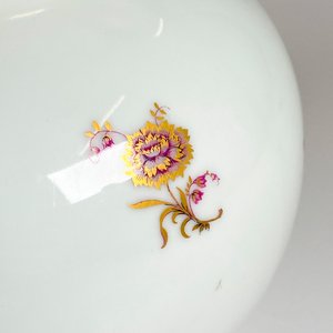 Florero de porcelana alemana decoración floral, altura 15 cm - imagen 4