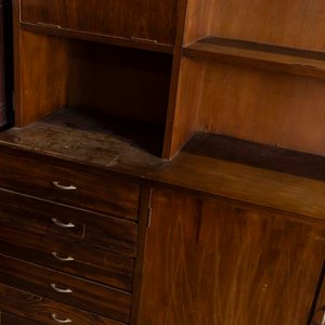 Mueble Modular de Madera con Puertas Vidriadas y Cajones - imagen 3
