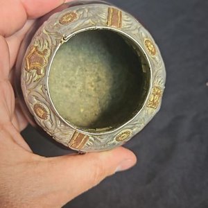 Mate de Calabaza con Detalles en Plata y Oro, Sellado Martinez Hermano - imagen 3