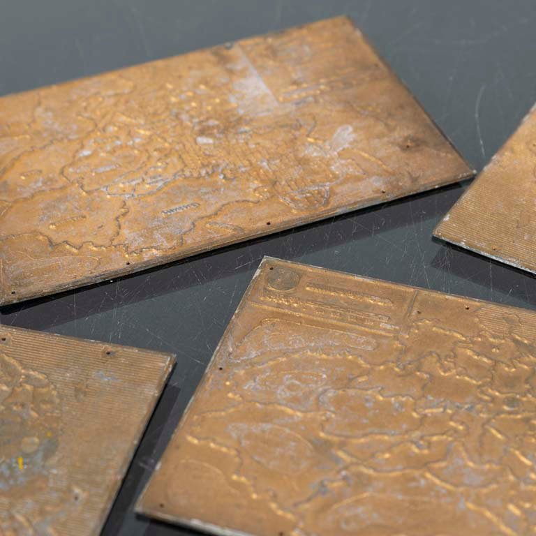 Placas de imprenta de madera y metal - imagen 2