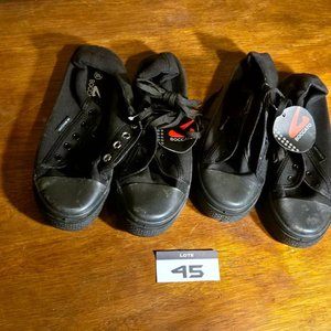 4 Pares de Championes Negros de Lona para Niños - imagen 2