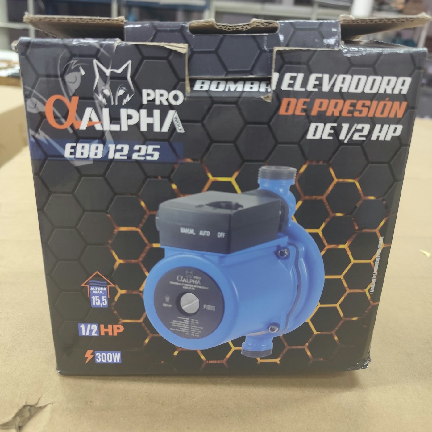 Bomba Elevadora de Presión Alpha Pro 1/2 HP