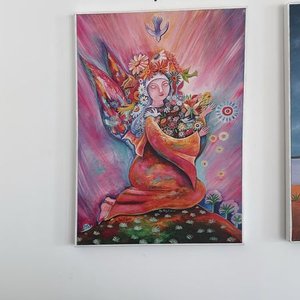 Lote anterior: Reproducción de Ángel de las Flores sobre Tela