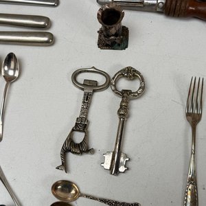 Lote Variado de Cubiertos: Cuchillos Solingen, Cucharas, Tenedores y Utensilios - imagen 5