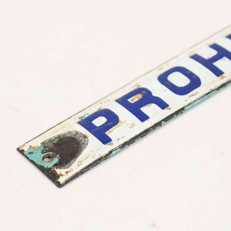 Cartelito esmaltado 'Prohibido Fumar' para decoración - imagen 2