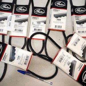 Lote de 14 Correas en V Gates y SKF para Peugeot, VW, Ford, Fiat - imagen 4