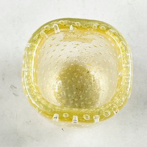 Centro de Mesa Murano Ámbar con Burbujas 6.5 cm - imagen 2