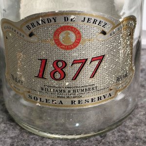 Botella Antigua Brandy de Jerez "1877" Williams & Humbert Solera Reserva - imagen 2